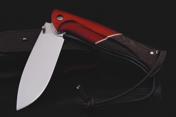 Складной нож "Боцман 2" х12мф. Рукоять Падук/Венге.